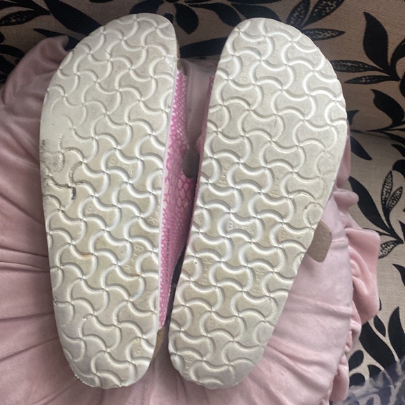 🎀 Birkenstock Pink Rose Snake Sandals size 40 9 - Picture 3 of 5
